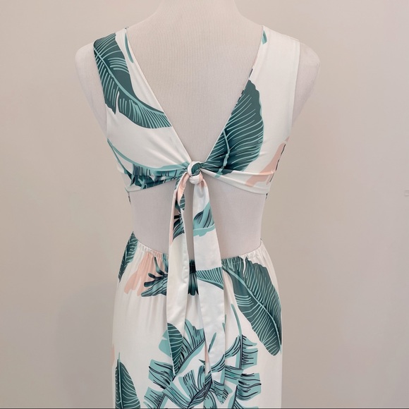 Palm - High Slit Maxi Dress - Size S - Picture 4 of 6